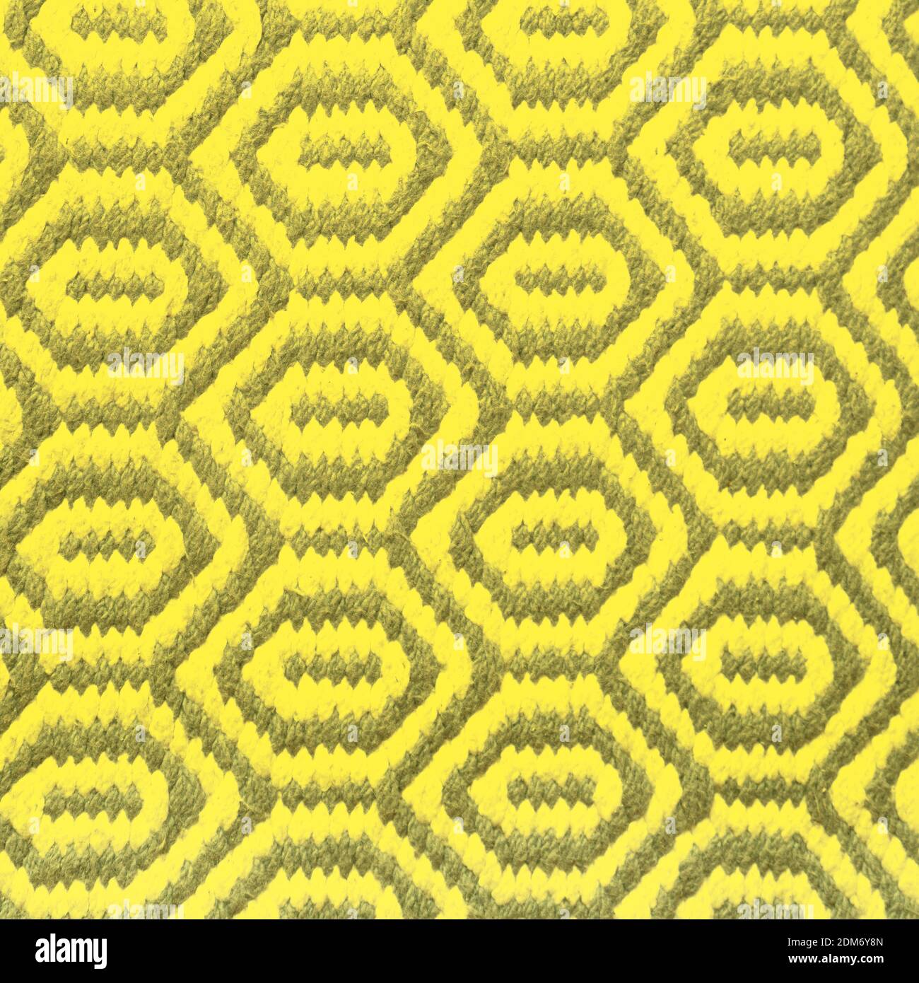 Bright IlluminatingYellow and Gray Wool Rug Carpet Texture Background