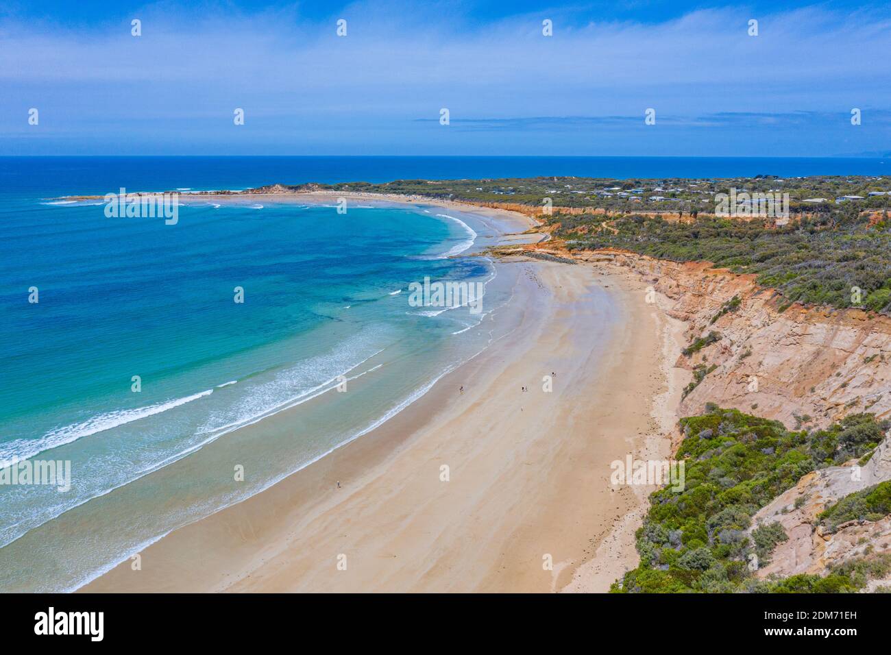 Aerial view of a beach at Anglesea in Australia Stock Photo Alamy
