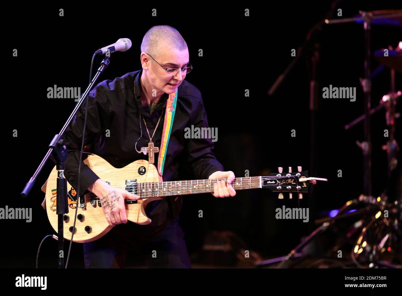 Sinéad O’Connor 'The Crazy Baldhead Tour' at the Teatro La Fenice on 02 April, 2013 in Venice, Italy Stock Photo