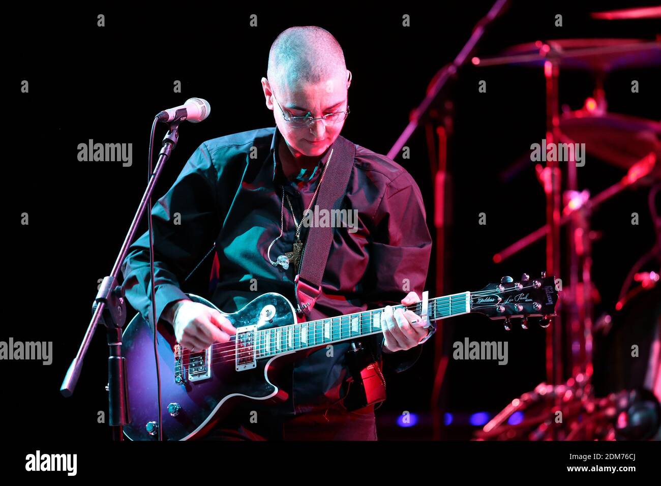 Sinéad O’Connor 'The Crazy Baldhead Tour' at the Teatro La Fenice on 02 April, 2013 in Venice, Italy Stock Photo