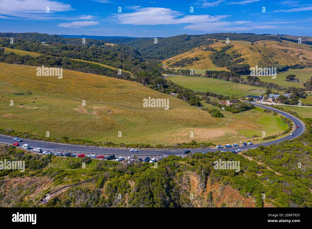 Castle cove lookout at Australia Stock Photo