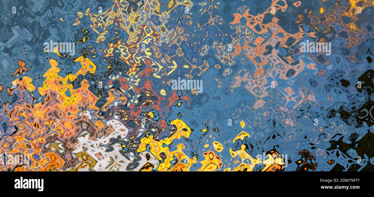 An illustration of a colorful abstract design - good for backgrounds ...