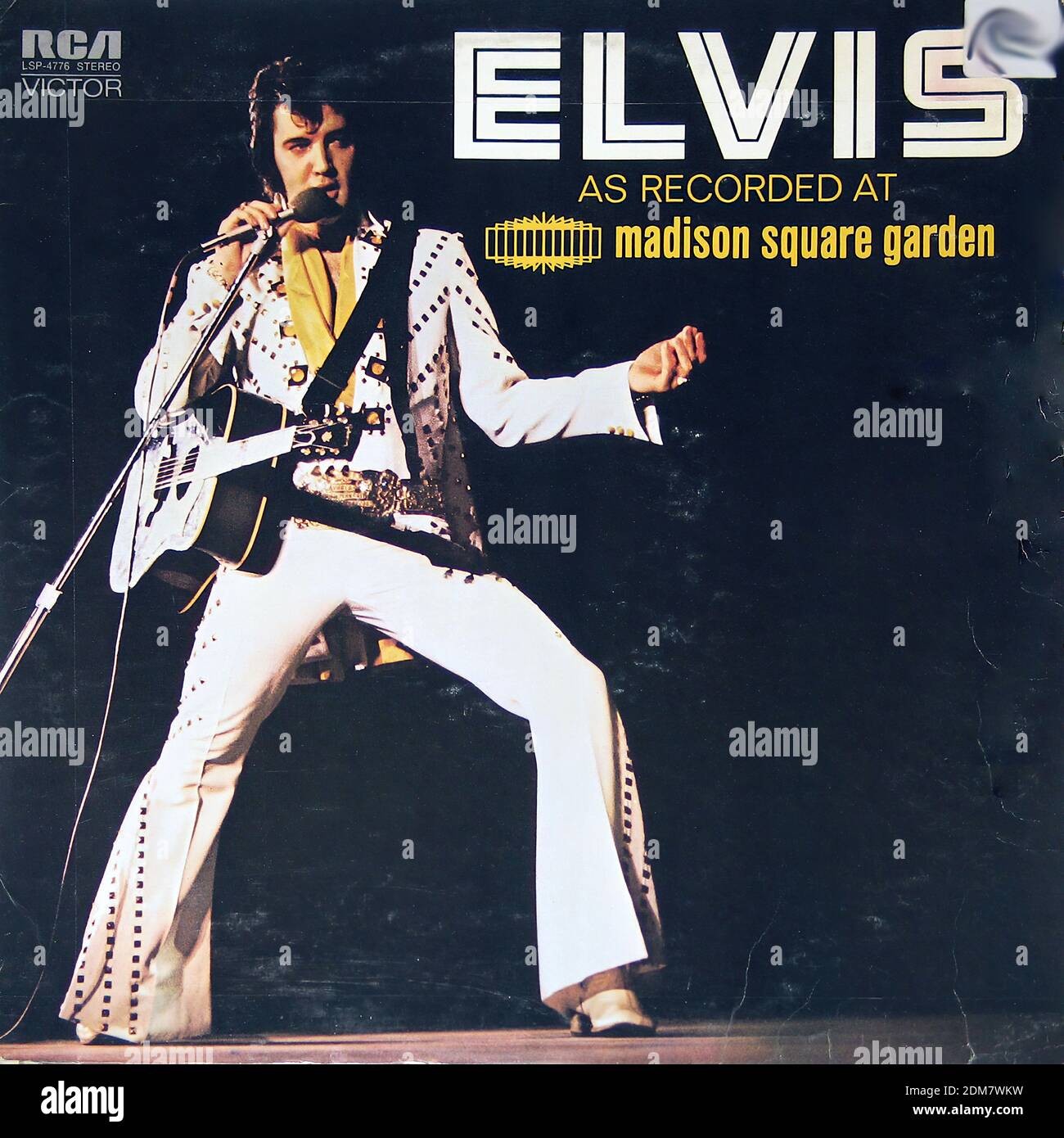 Elvis Presley as recorded at Madison Square Garden - Vintage