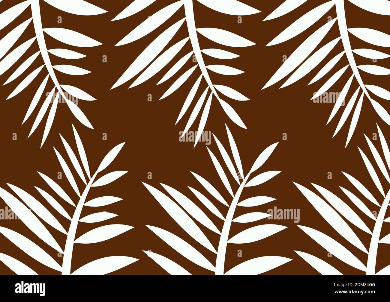 simple white natural leaves in brown color background Stock Photo - Alamy