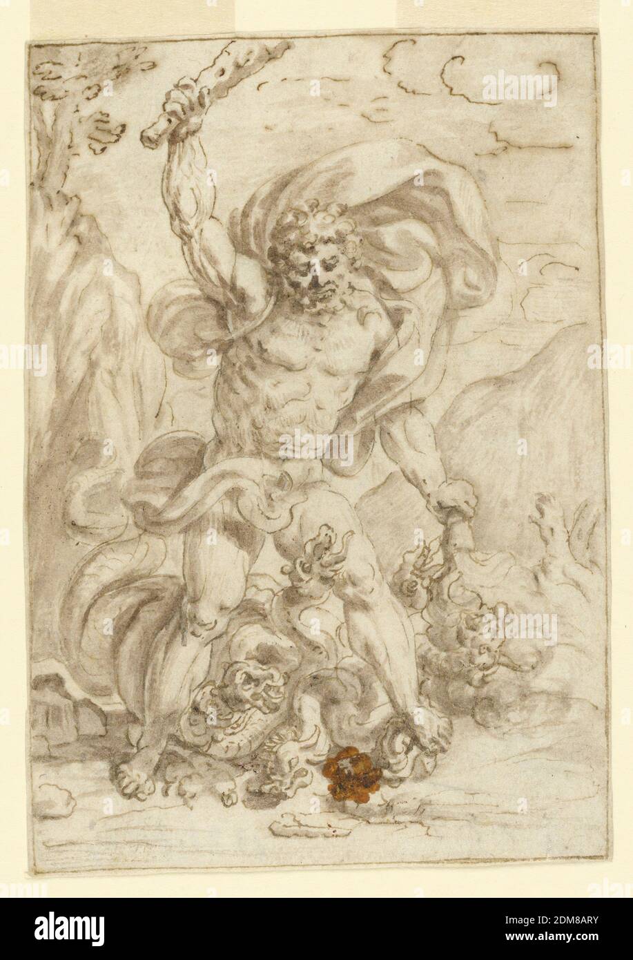 Hercules killing the hydra hi-res stock photography and images - Alamy