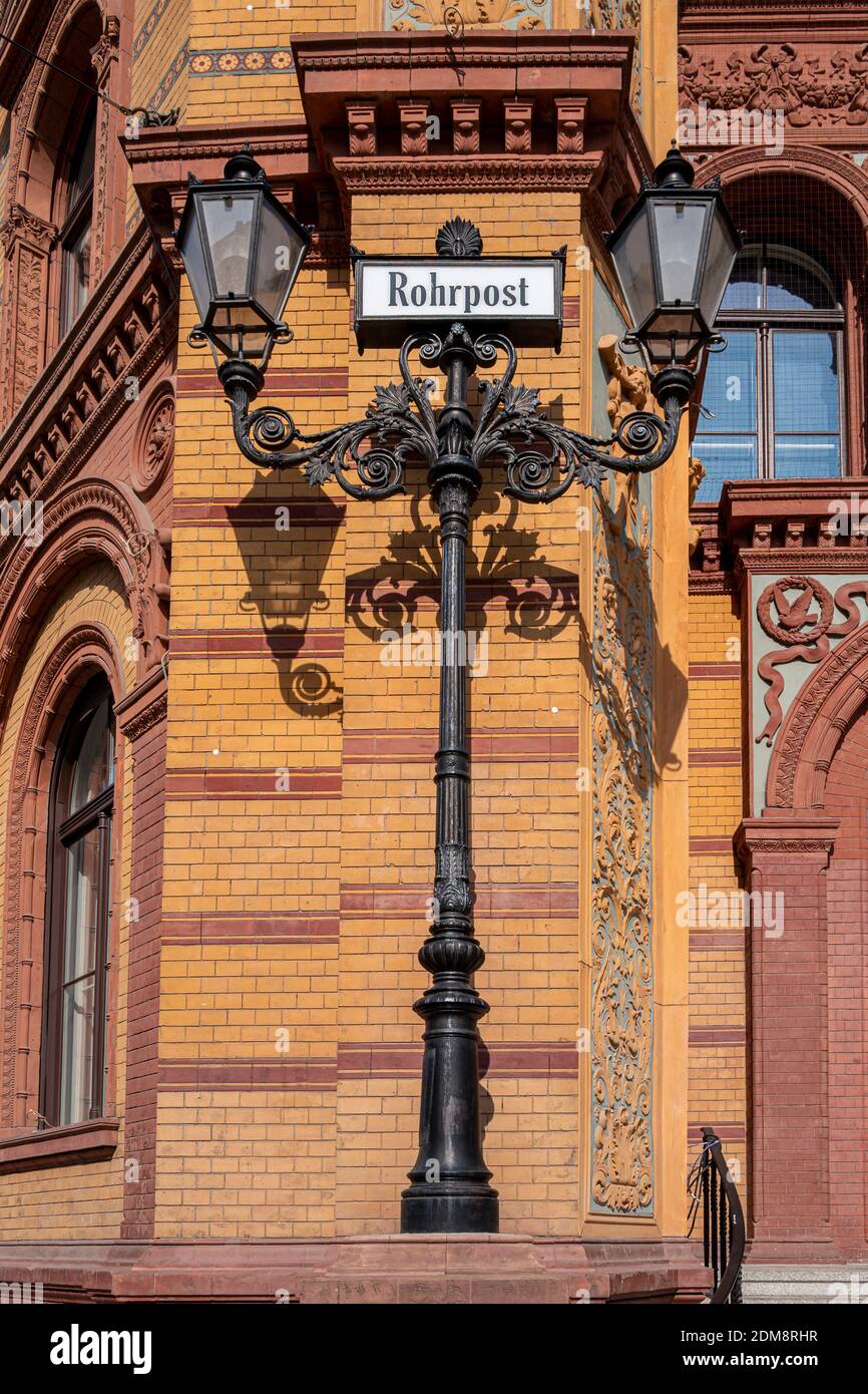 Former Postfuhramt In Oranienburger Strasse In Berlin Stock Photo