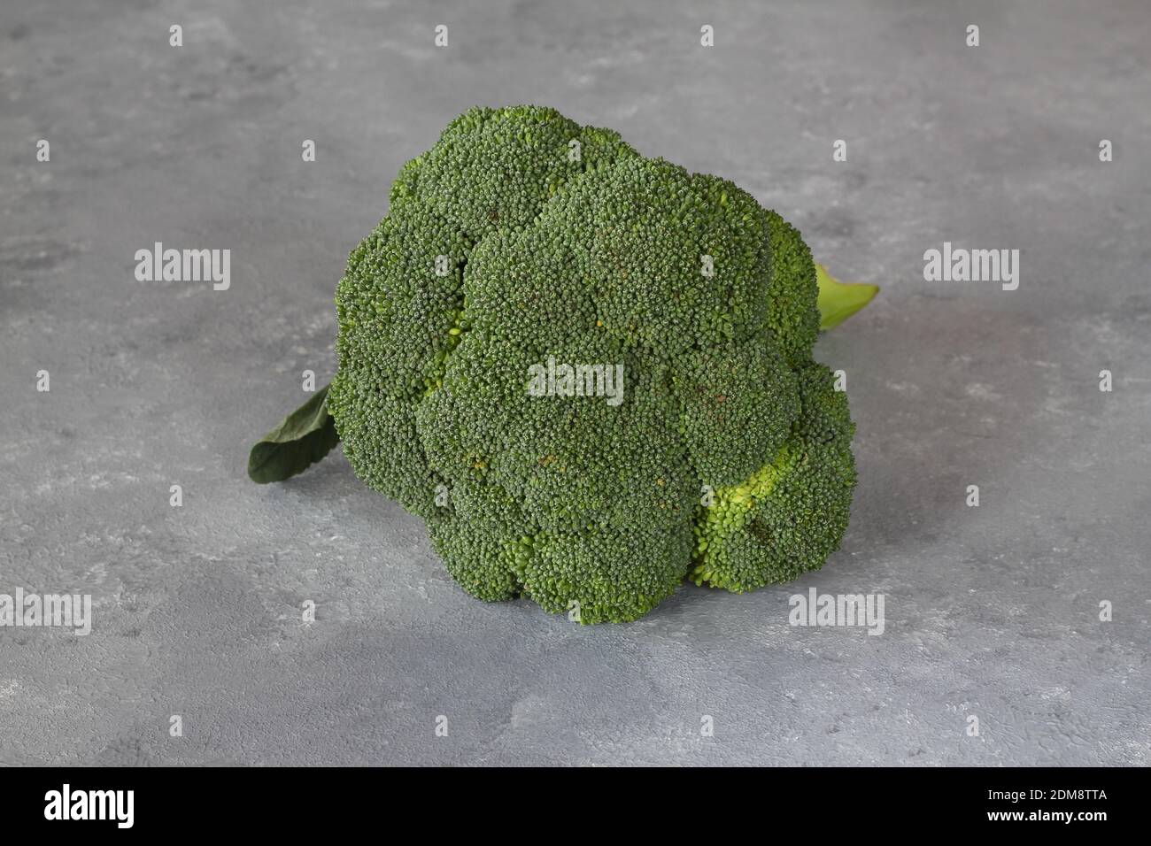 Broccoli isolated on white background. Raw broccoli vegetable close up Stock Photo
