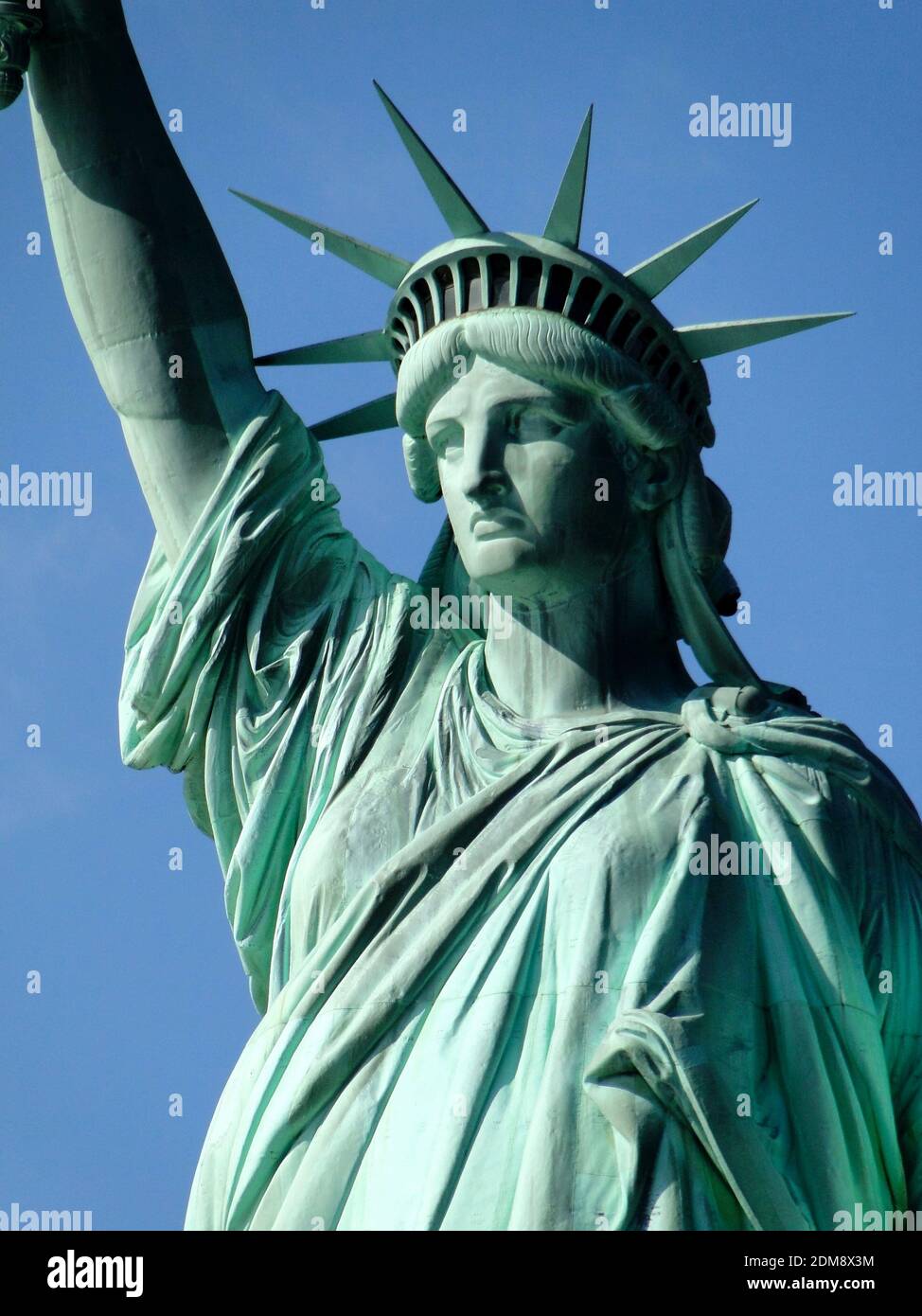 Statue of liberty is close up portrait Stock Photo Alamy