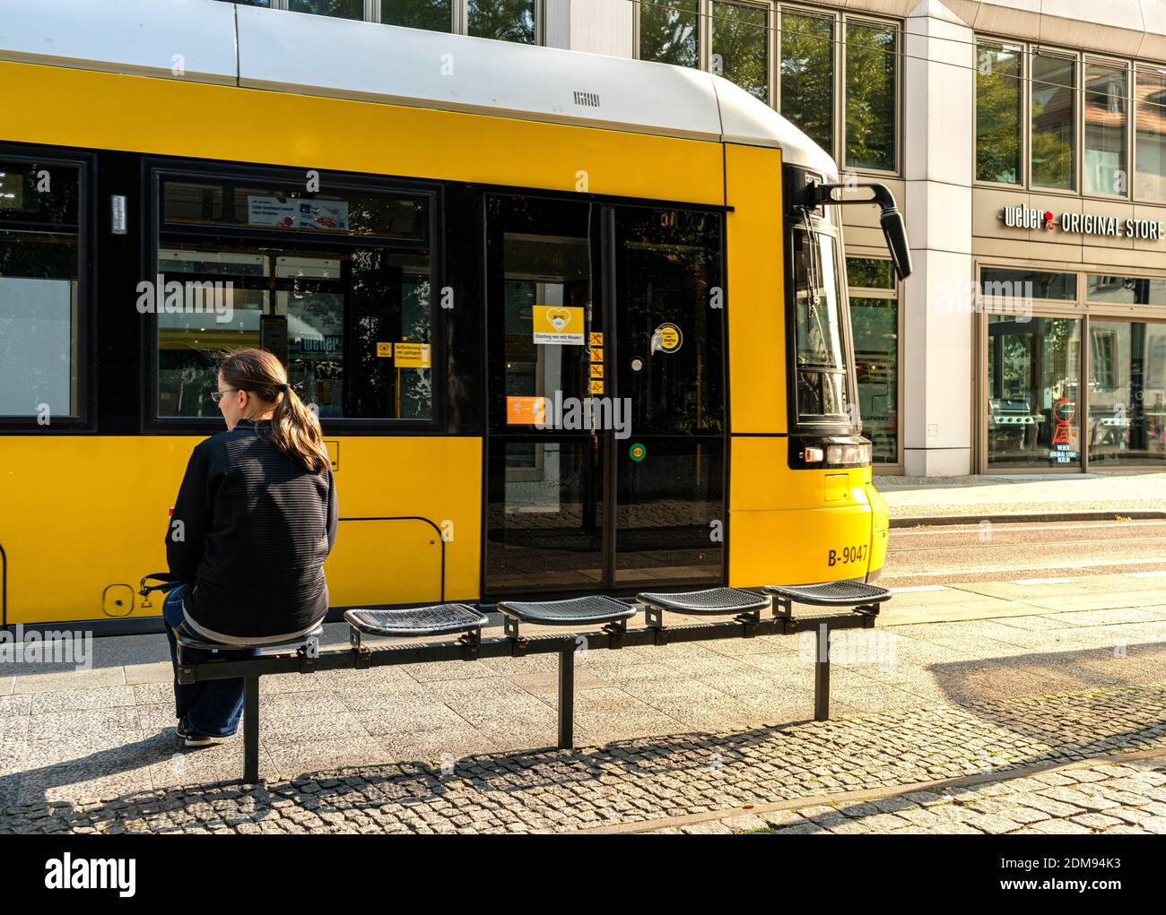Tram In Berlin Stock Photo