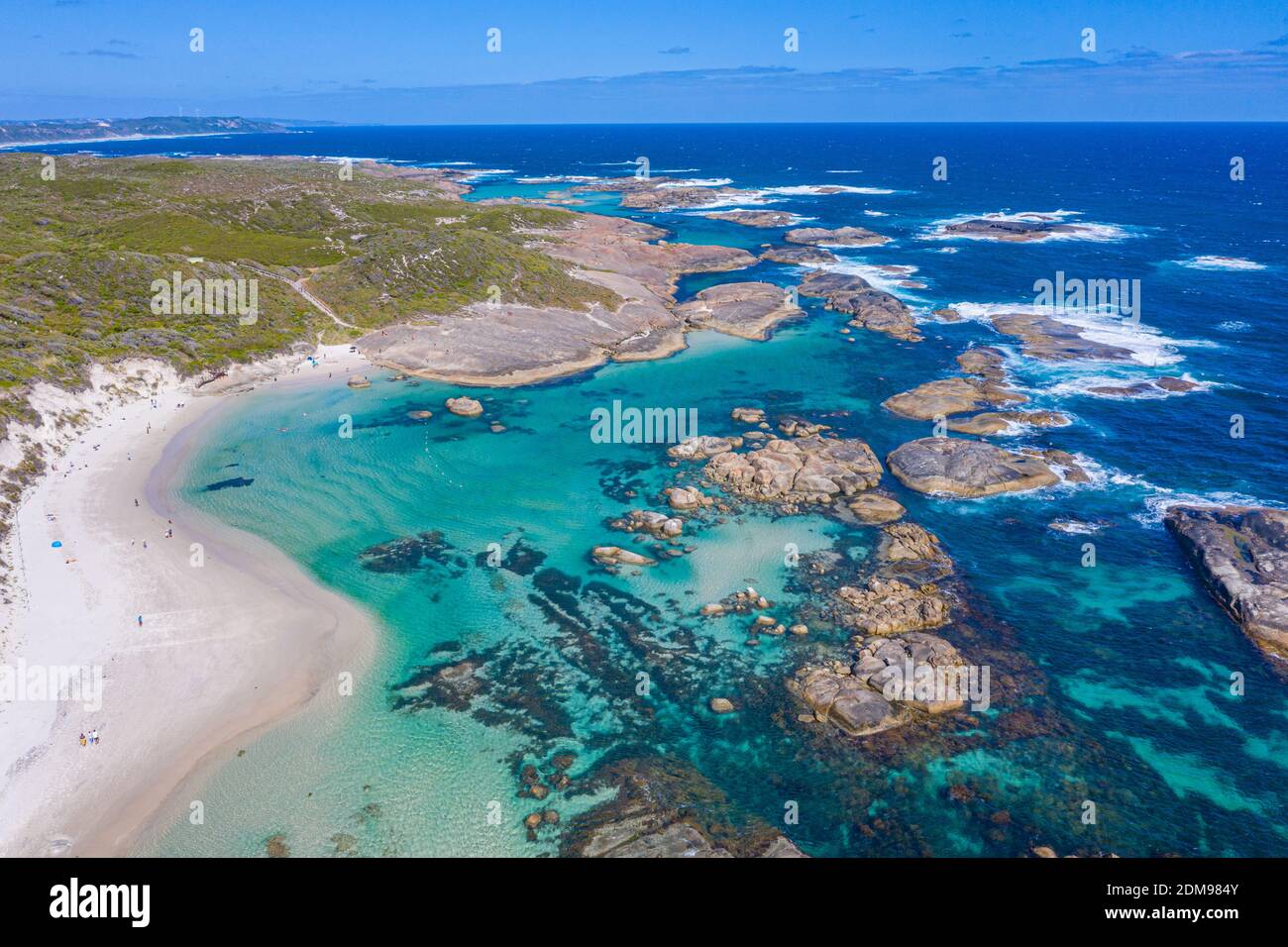 Aerial view of Greens pool in Australia Stock Photo Alamy