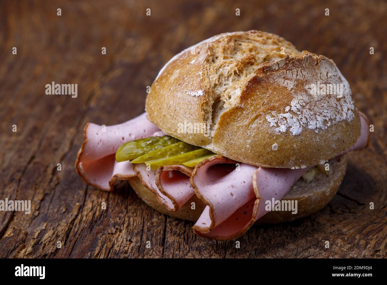 Meatloaf Bun Stock Photo
