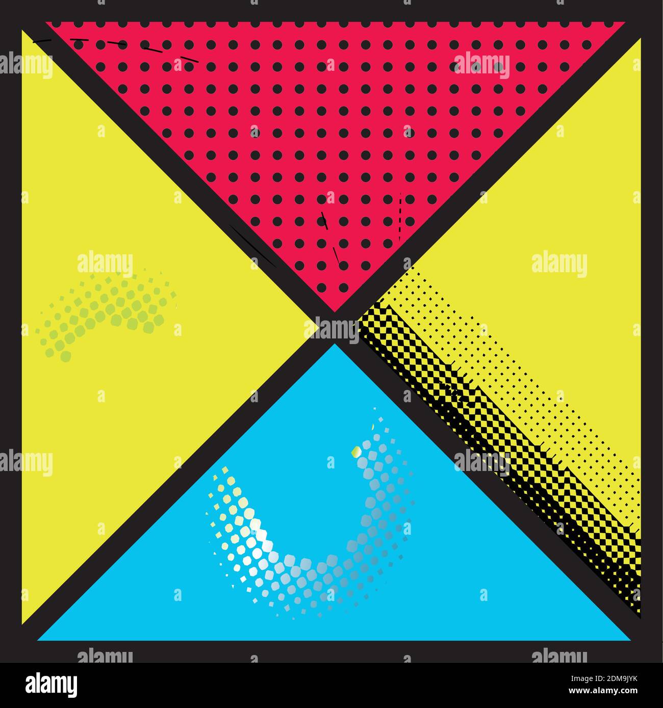 Halftone comic background Stock Vector