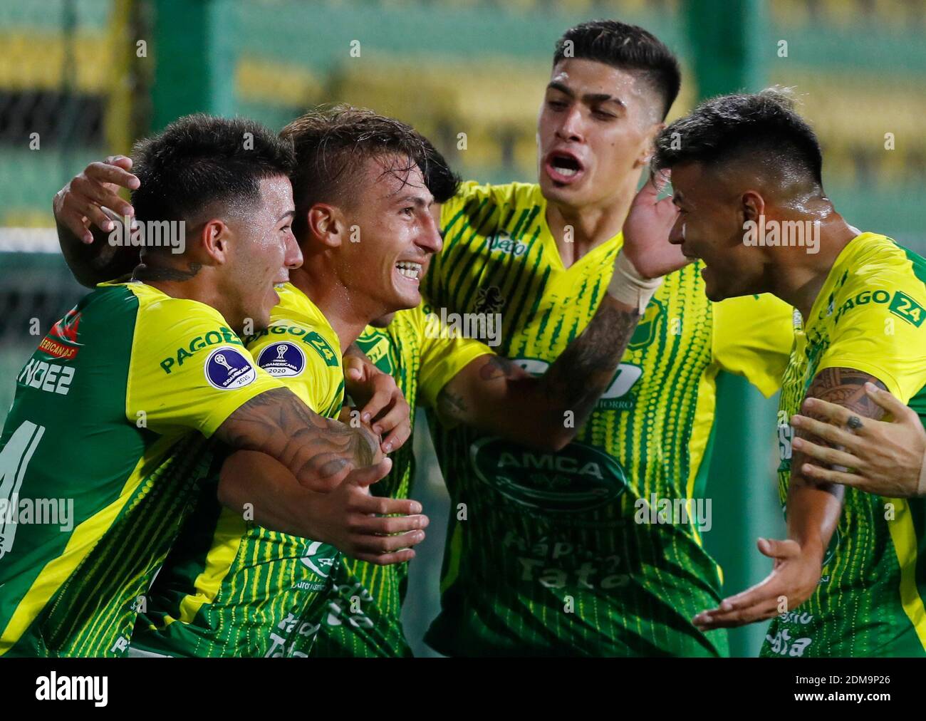 Soccer Football Copa Sudamericana Quarter Final Second Leg Defensa Y Justicia V Bahia Estadio Norberto Tomaghello Buenos Aires Argentina December 16 2020 Defensa Y Justicia S Brian