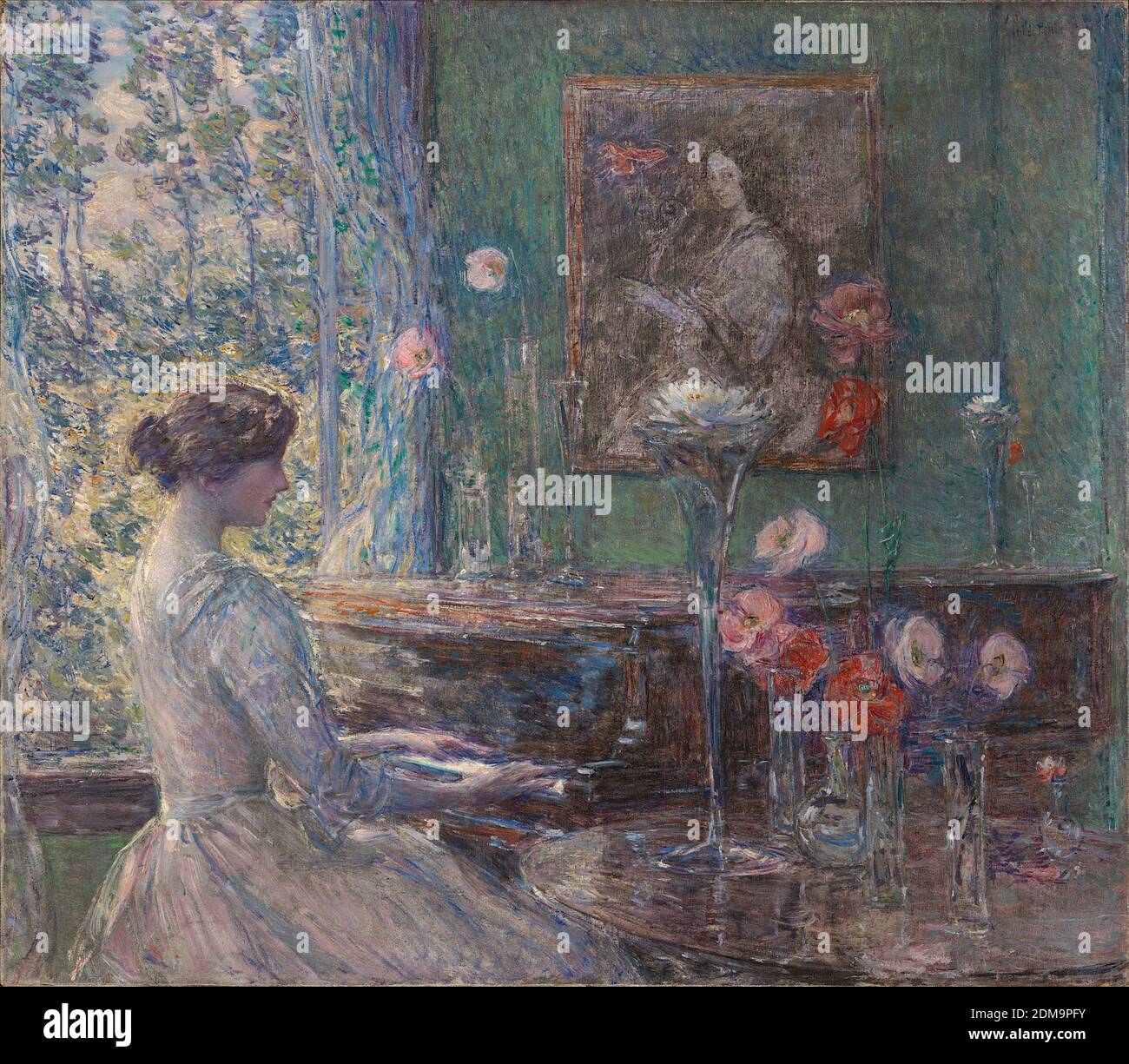 Improvisation1899 American Impressionist Painting by Childe Hassam - Very high resolution and quality image Stock Photo