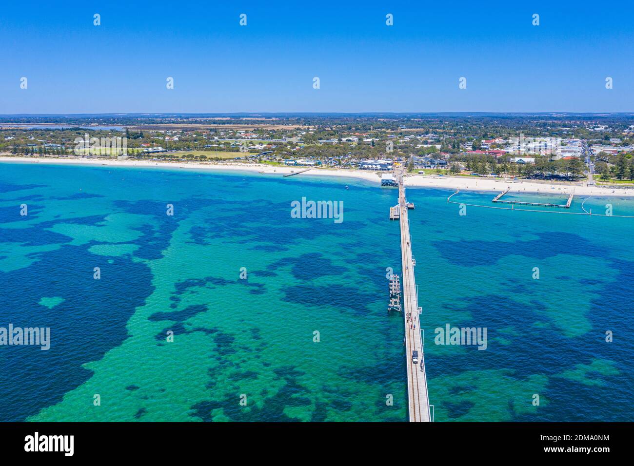 Aerial view of Busselton jetty in Australia Stock Photo Alamy