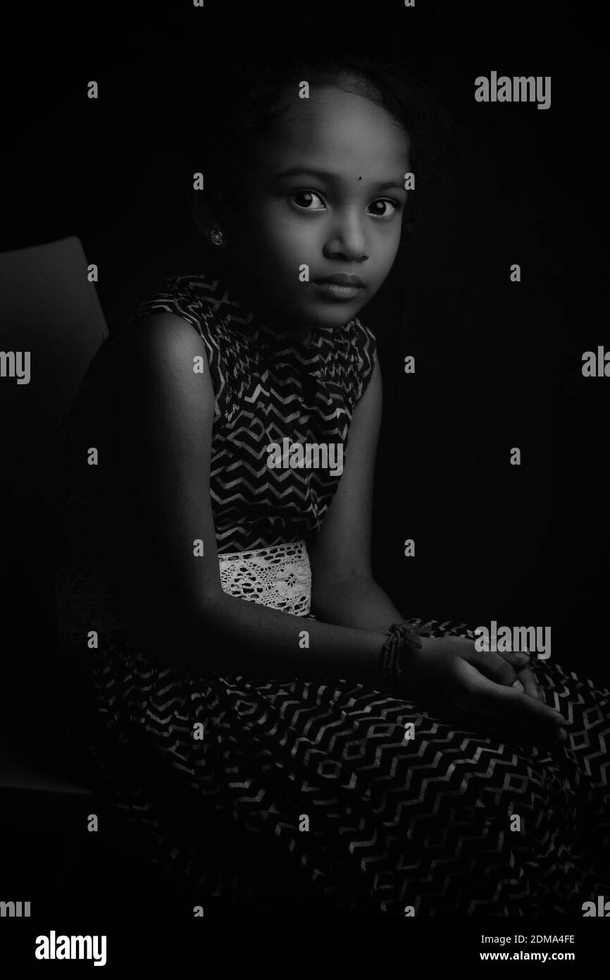 Indian girl chennai Black and White Stock Photos & Images - Alamy