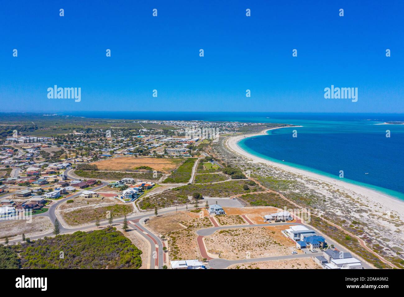 Aerial view of Jurien bay in Australia Stock Photo Alamy