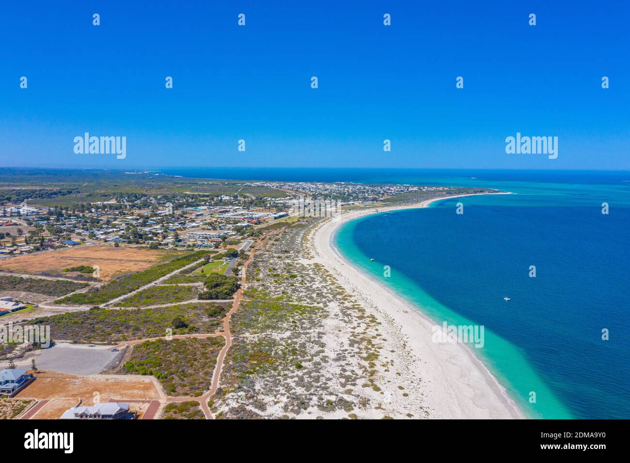 Aerial view of Jurien bay in Australia Stock Photo Alamy