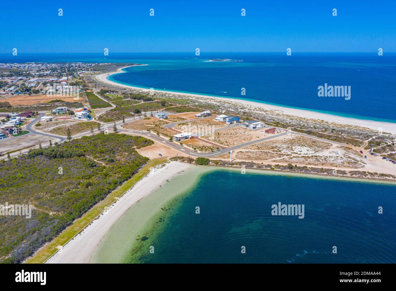 Aerial view of Jurien bay in Australia Stock Photo Alamy