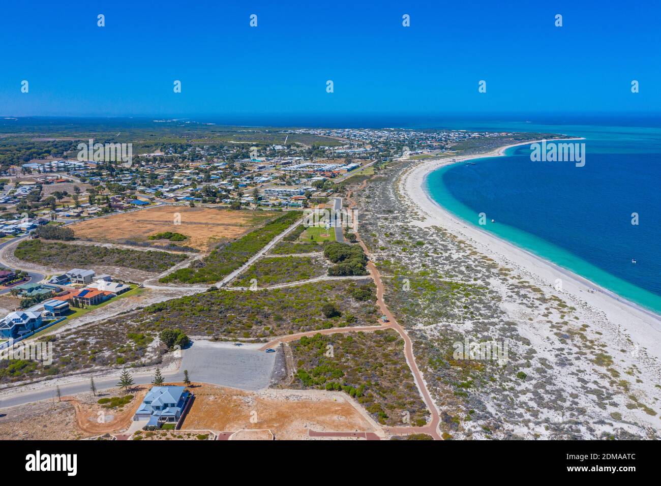 Aerial view of Jurien bay in Australia Stock Photo Alamy