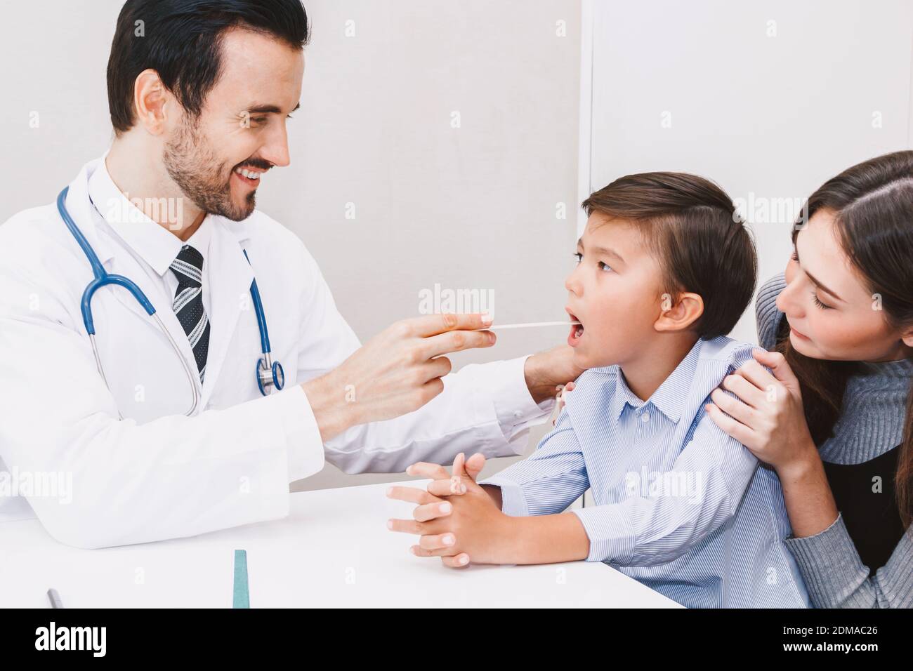 Doctor Mother Son In Hospital High Resolution Stock Photography and ...
