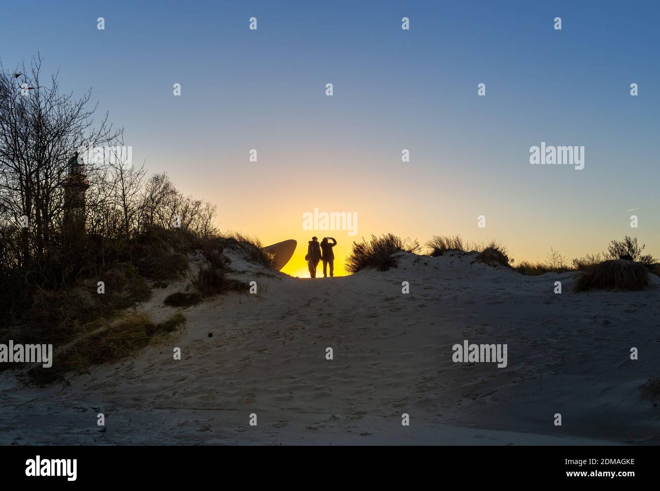 Dune At Sunset Stock Photo - Alamy