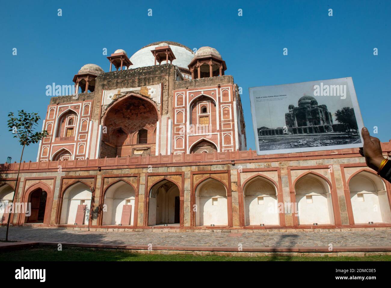 New Delhi, India. 16th Dec, 2020. Picture of the ancient tomb held ...