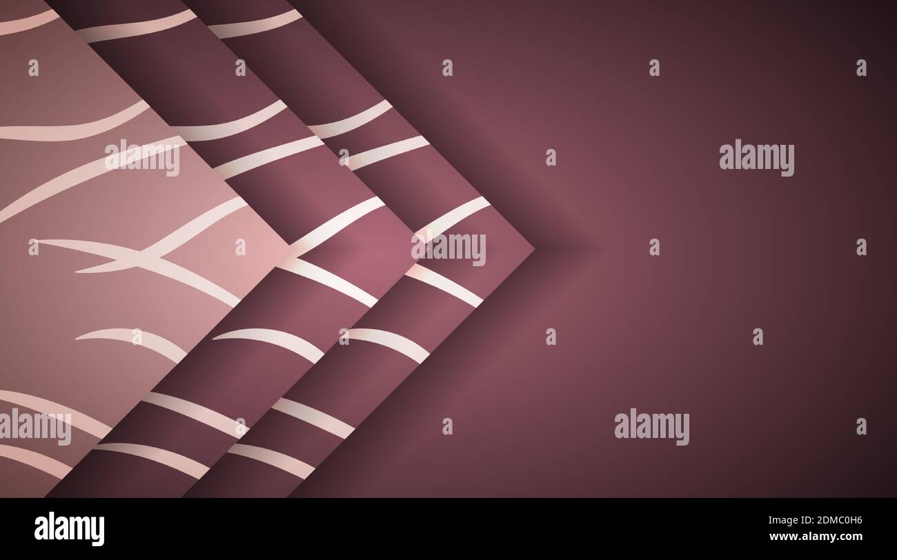 Abstract background with overlapping brown rectangles. vector design illustration Stock Vector