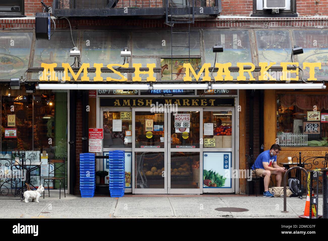 Amish Market Manhattan Nyc New High Resolution Stock Photography and
