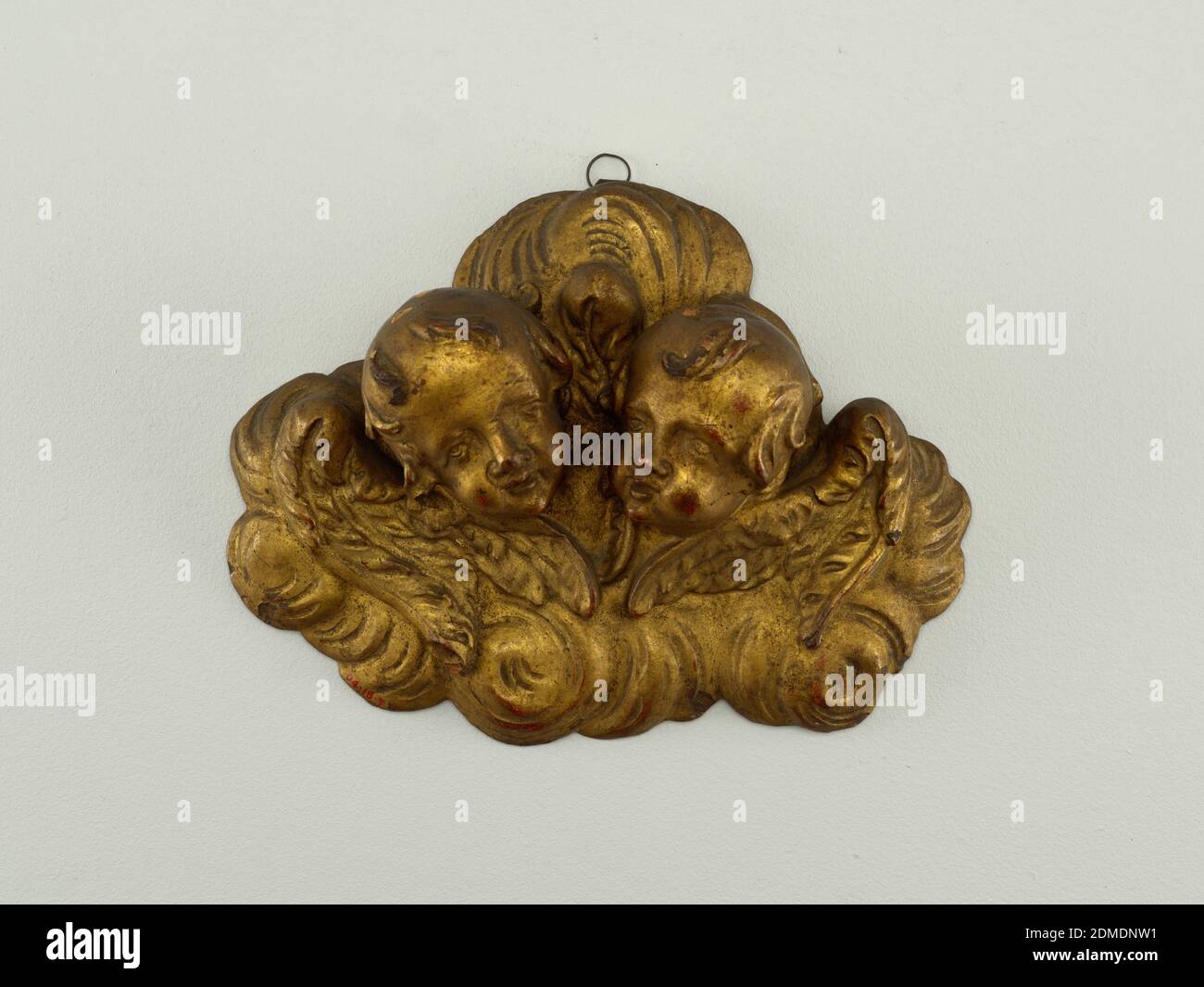 Carving, wood, gilded, 19th century, woodwork, Decorative Arts, Carving Stock Photo