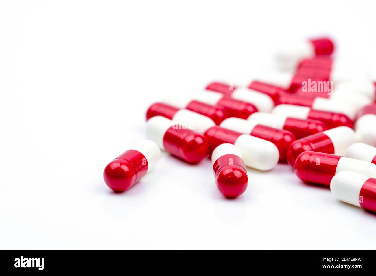 Amoxicillin antibiotic drug capsules Cut Out Stock Images & Pictures