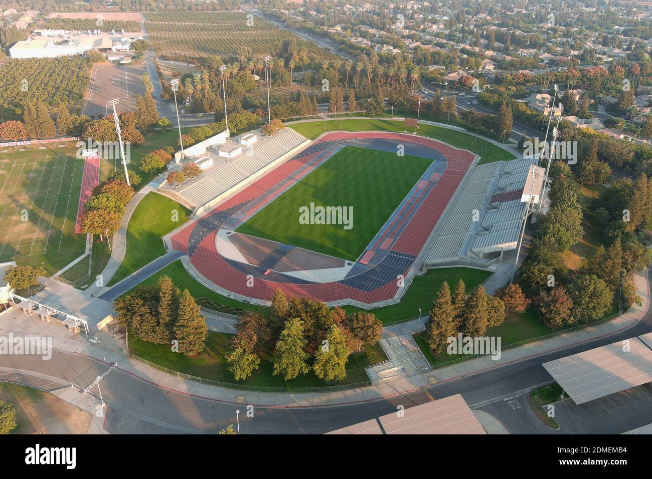 A general view of Veterans Memorial Stadium, Saturday, Oct. 31, 2020