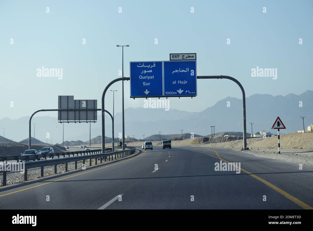 Driving to Sur from Muscat in Oman Stock Photo - Alamy