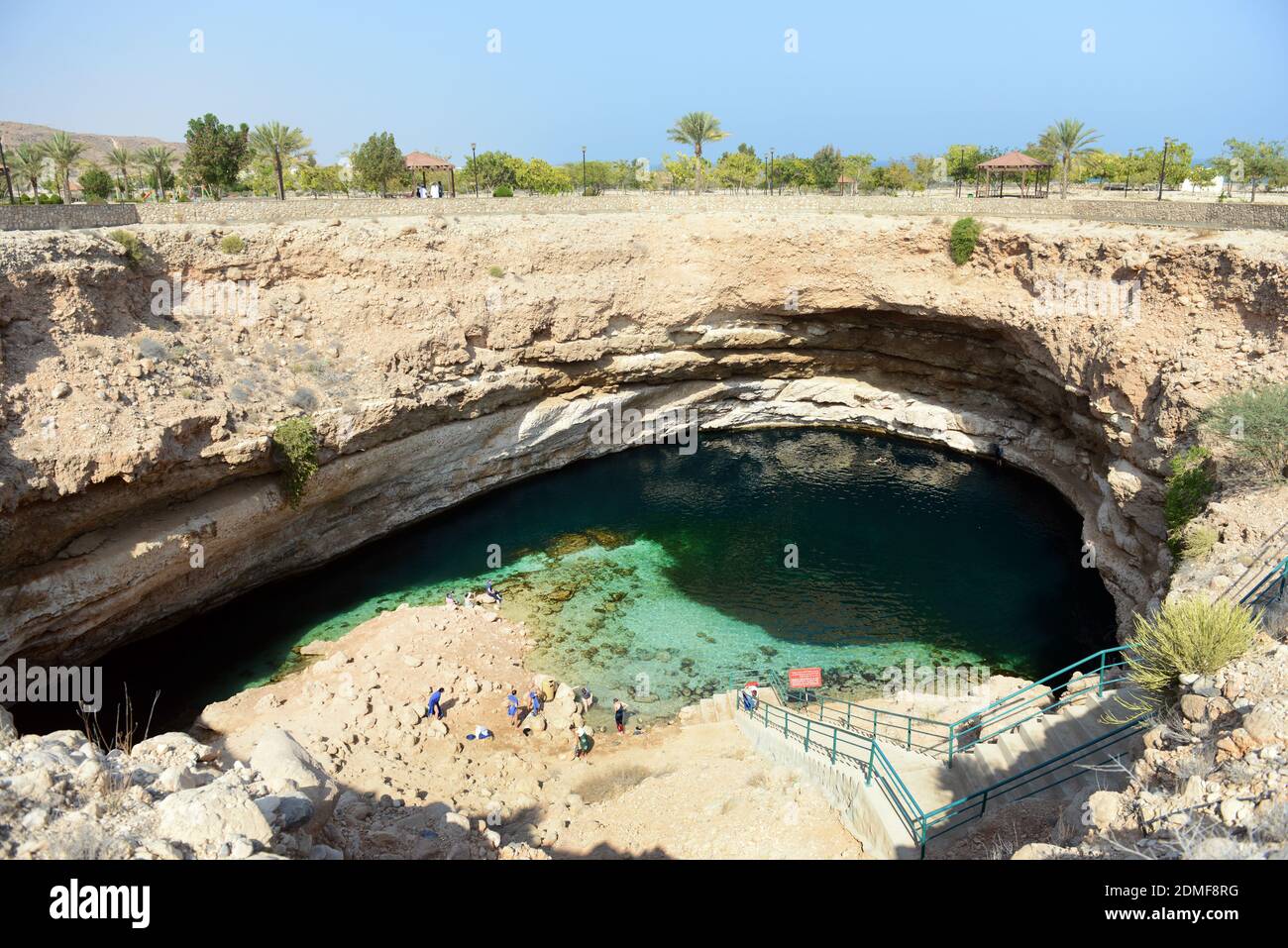 Bimmah Sinkhole in Oman Stock Photo - Alamy