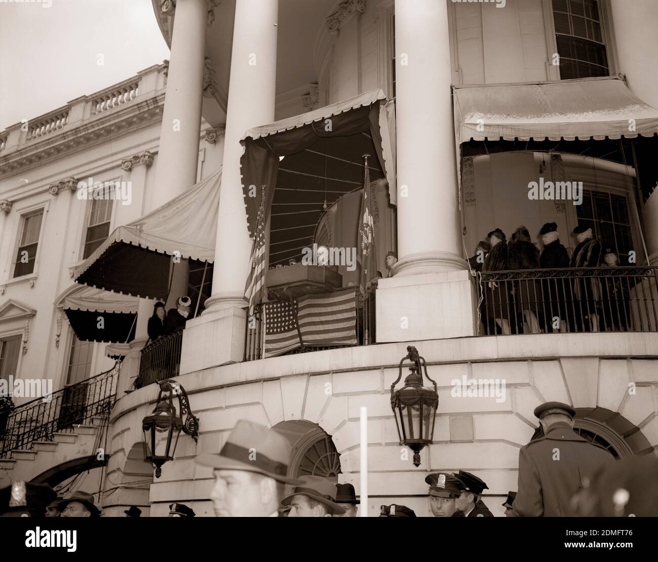 Fdr Fourth Inauguration Presidential Inauguration, January 20, 1945. Lord Halifax, Ambassador ...