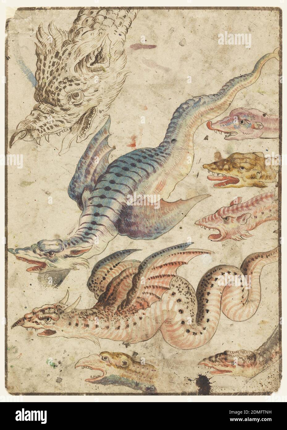 Two winged snake dragons hi-res stock photography and images - Alamy