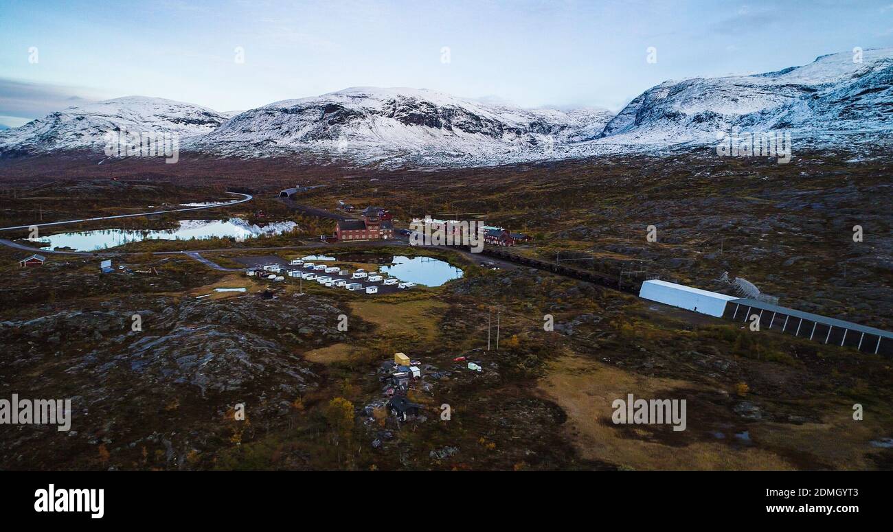 Arctic circle train and kiruna hi-res stock photography and images - Alamy