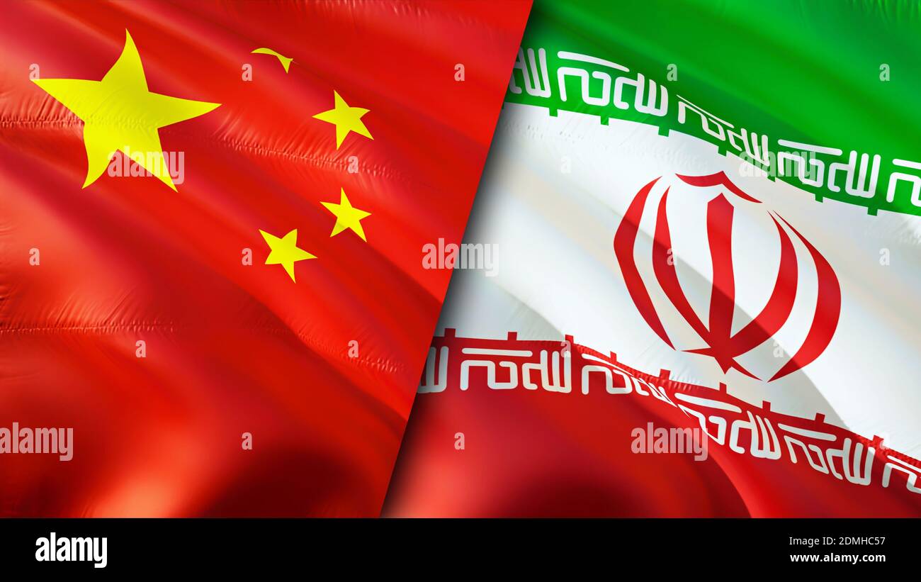 China and Iran flags. 3D Waving flag design. China Iran flag, picture,  wallpaper. China vs Iran image,3D rendering. China Iran relations alliance  and Stock Photo - Alamy
