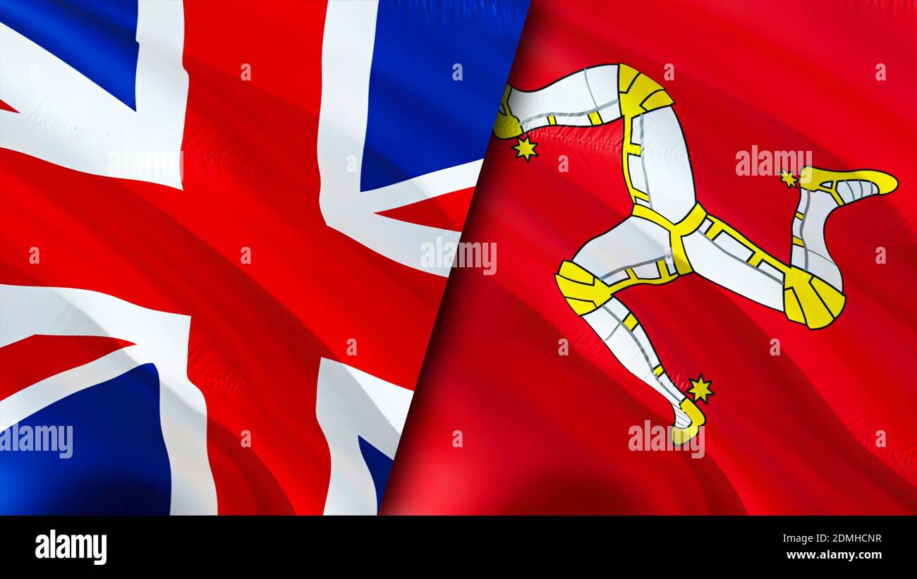 Isle of Man Waving Flag Isle of Man Waving Flag