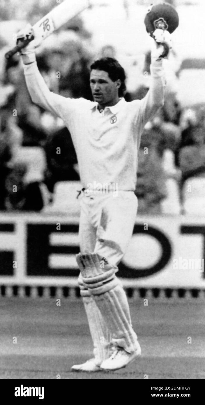 File photo dated 07-07-1989 of Australian batsman Dean Jones. Stock Photo