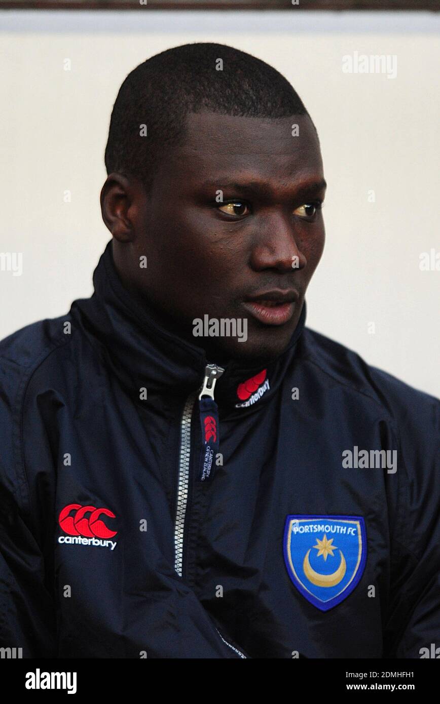 File photo dated 12-12-2009 of Papa Bouba Diop, Portsmouth Stock Photo