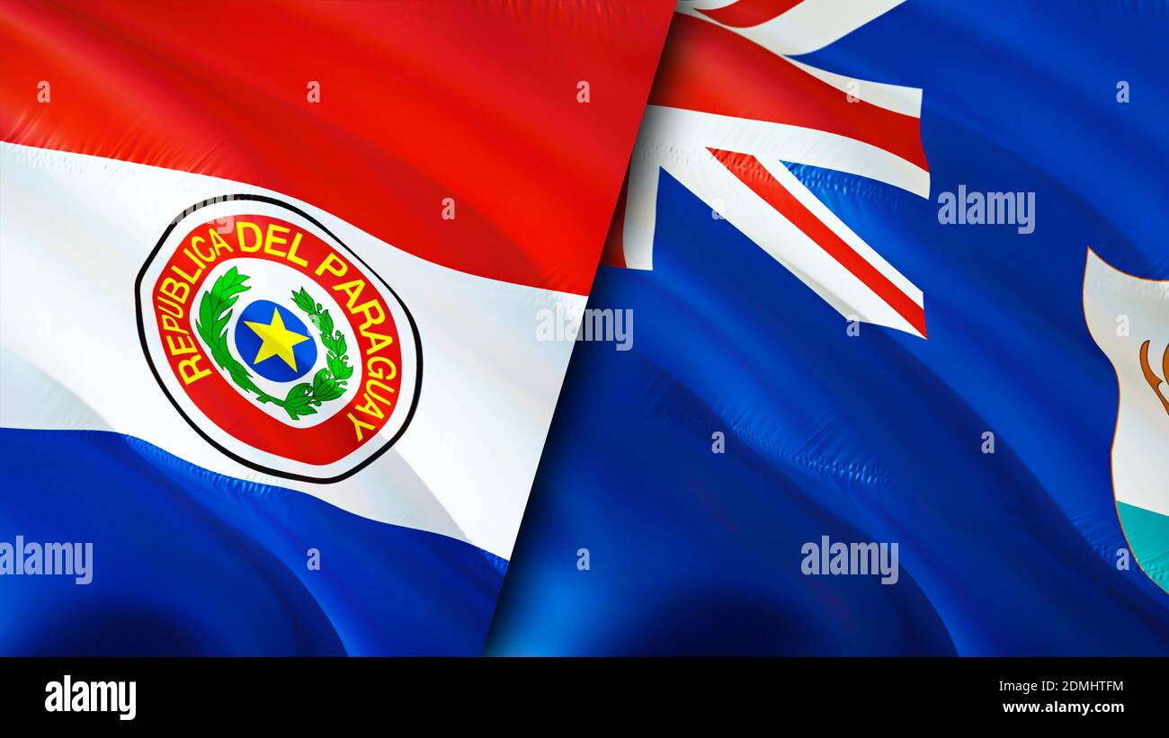 Paraguay And Anguilla Flags 3d Waving Flag Design Paraguay Anguilla Flag Picture Wallpaper Paraguay Vs Anguilla Image 3d Rendering Paraguay Angu Stock Photo Alamy