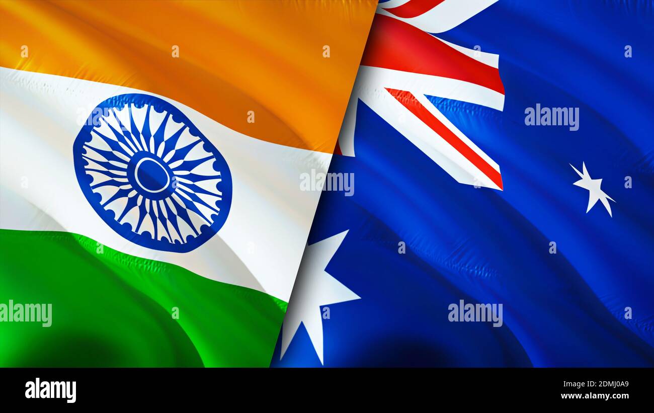 India and Australia flags. 3D Waving flag design. India Australia flag, picture, wallpaper. India vs Australia image,3D rendering. India Australia rel Stock Photo - Alamy India and Australia flags. 3D Waving flag design. India Australia flag, picture, wallpaper. India vs Australia image,3D rendering. India Australia rel Stock Photo - Alamy