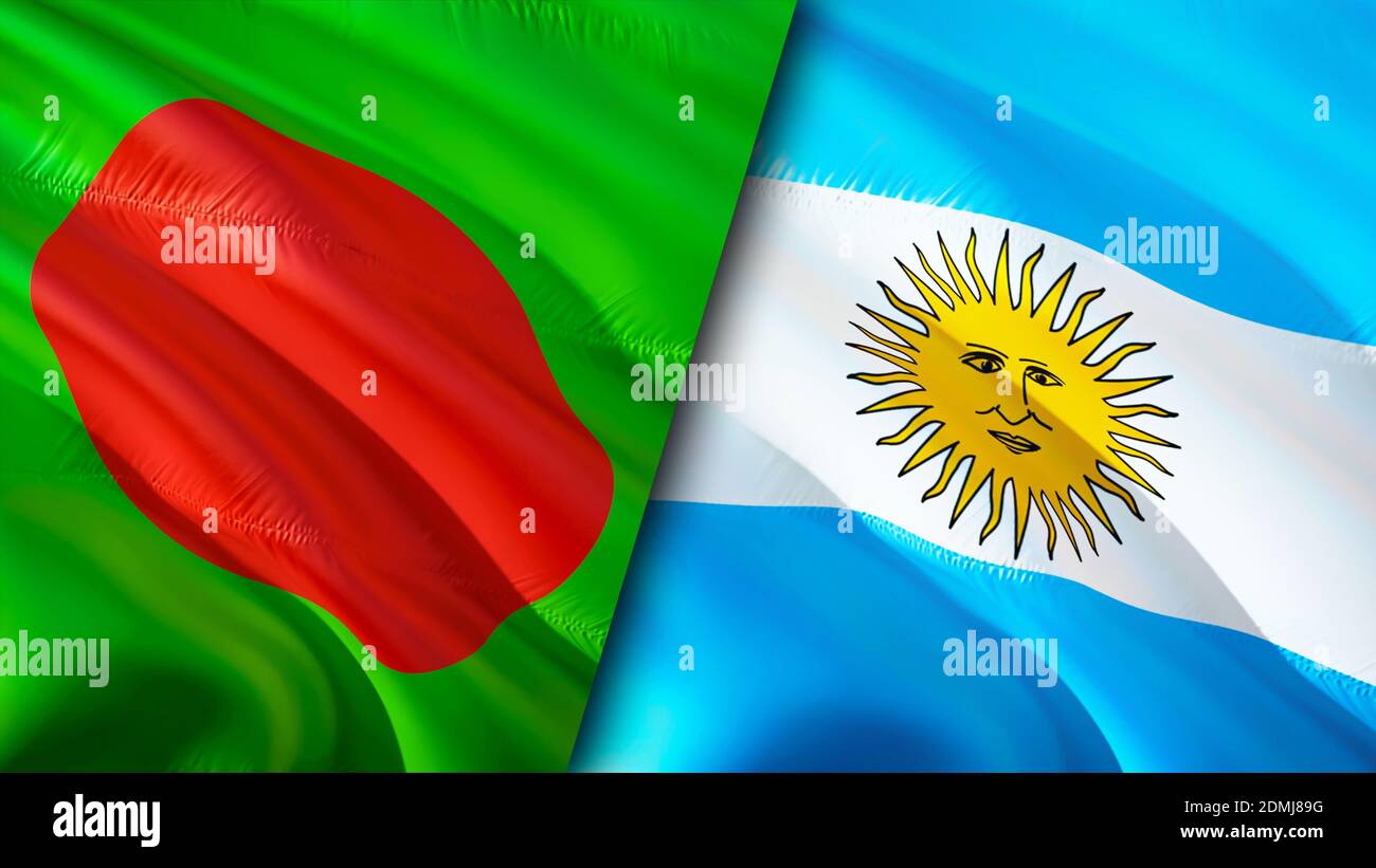 Bangladesh and Argentina flags. 3D Waving flag design. Bangladesh Argentina flag, picture, wallpaper. Bangladesh vs Argentina image,3D rendering. Bang Stock Photo - Alamy Bangladesh and Argentina flags. 3D Waving flag design. Bangladesh Argentina flag, picture, wallpaper. Bangladesh vs Argentina image,3D rendering. Bang Stock Photo - Alamy
