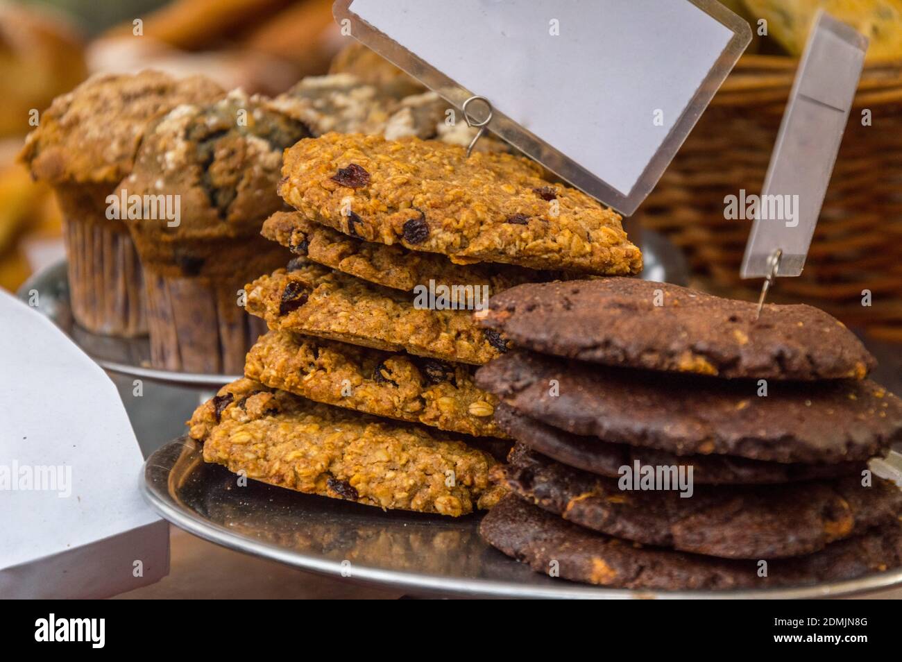 Close-up Of Cookies On Table Stock Photo