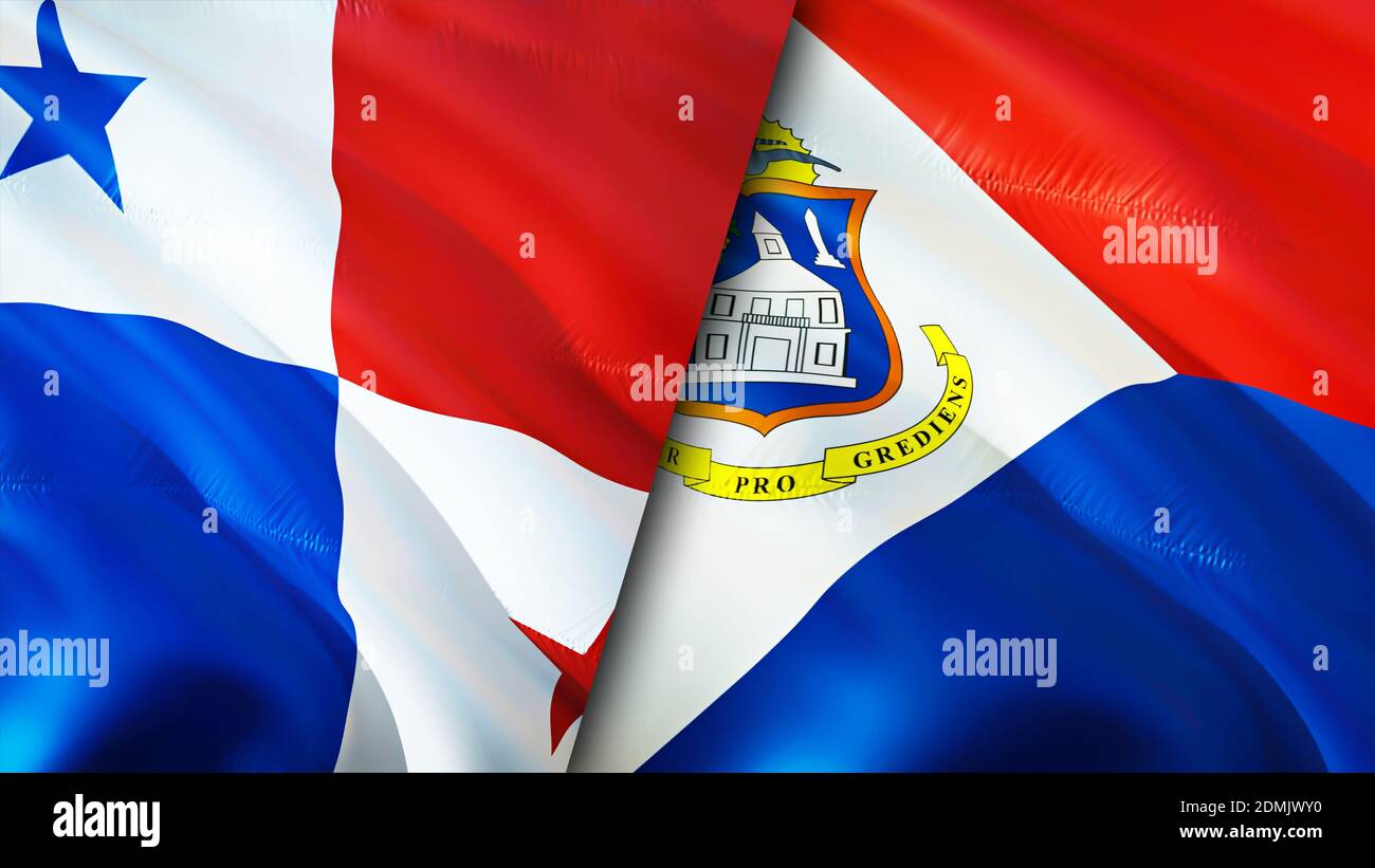 Panama sint maarten flag hi-res stock photography and images - Alamy