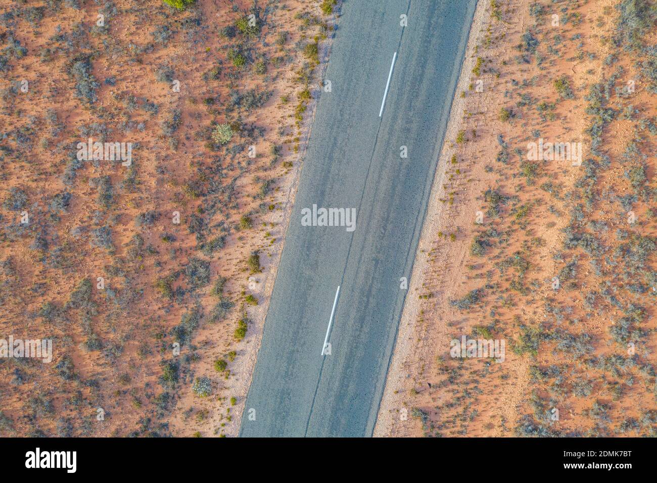 Road running through hinterland of Western Australia Stock Photo