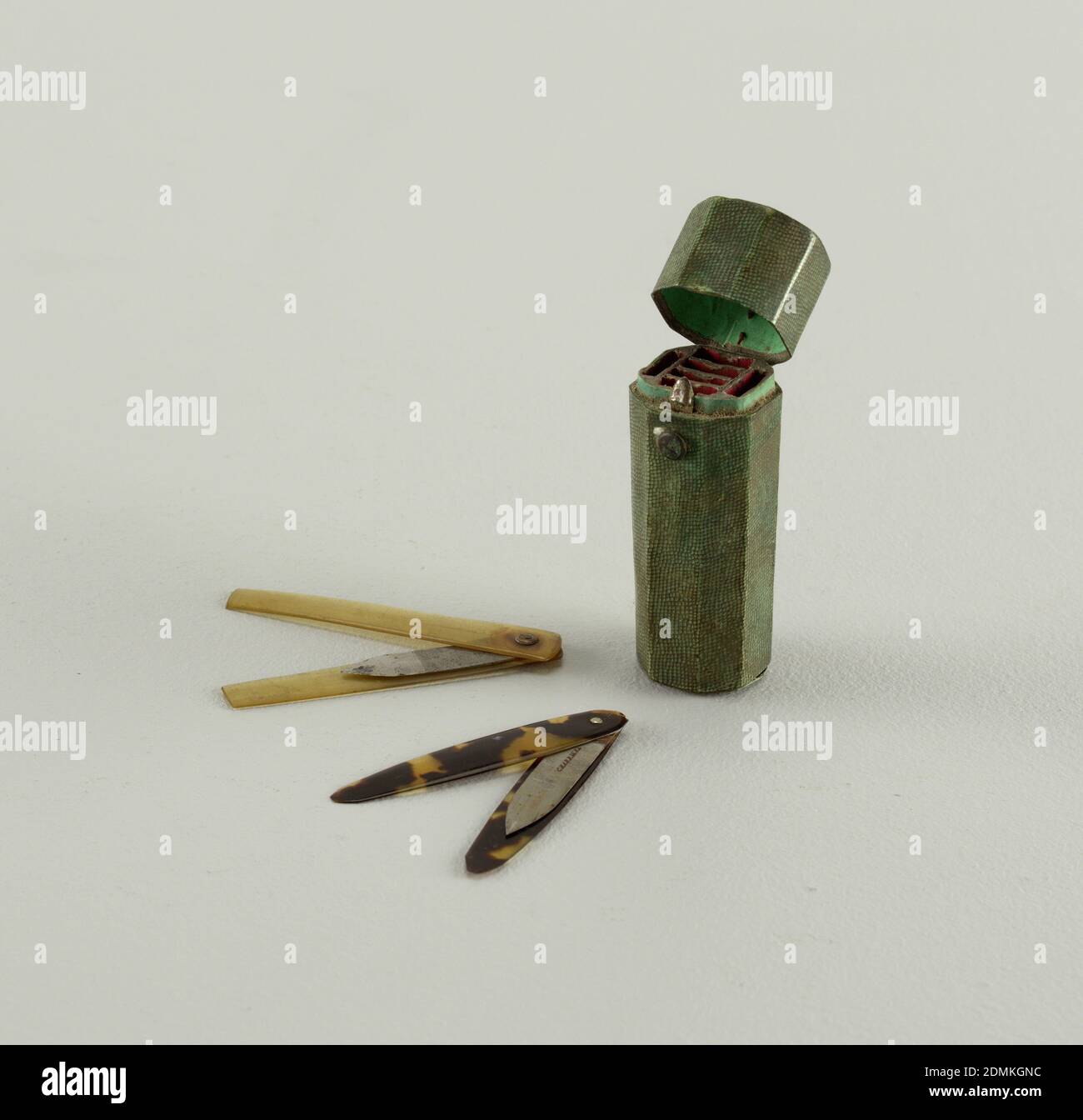 lancet, shagreen, Europe, mid18th century, Decorative Arts, lancet Stock Photo Alamy