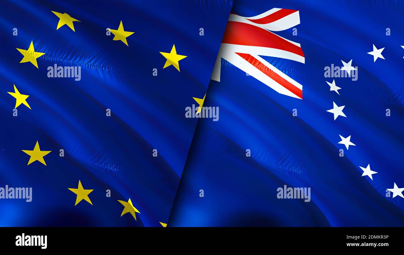 european-union-cook-islands-flag-hi-res-stock-photography-and-images