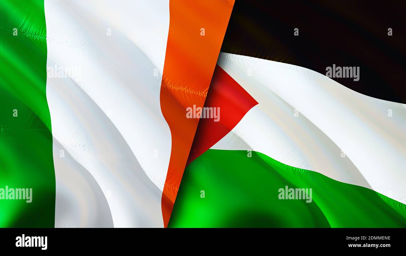 Ireland Palestine Flag